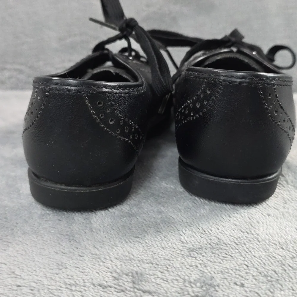 Vintage Small Steps Black Oxford Toddler Size‎ 4 Made In The USA